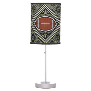Football Classy Tile Pattern Table Lamp