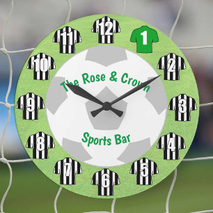 Football Clock - Sports Bar Theme