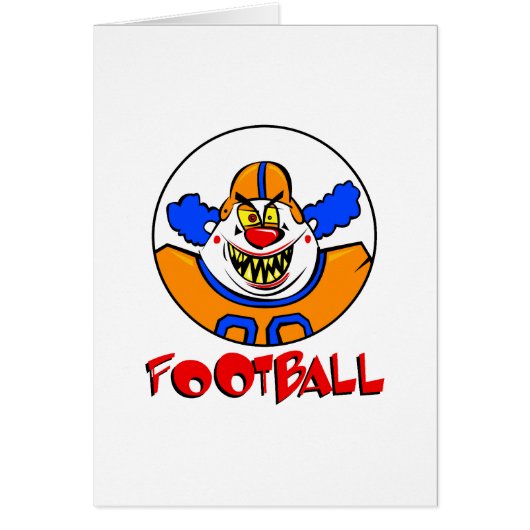 Football Clown Cards (Front)