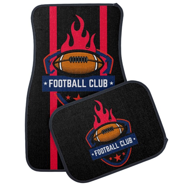  Football Club Car Floor Mat (Set)