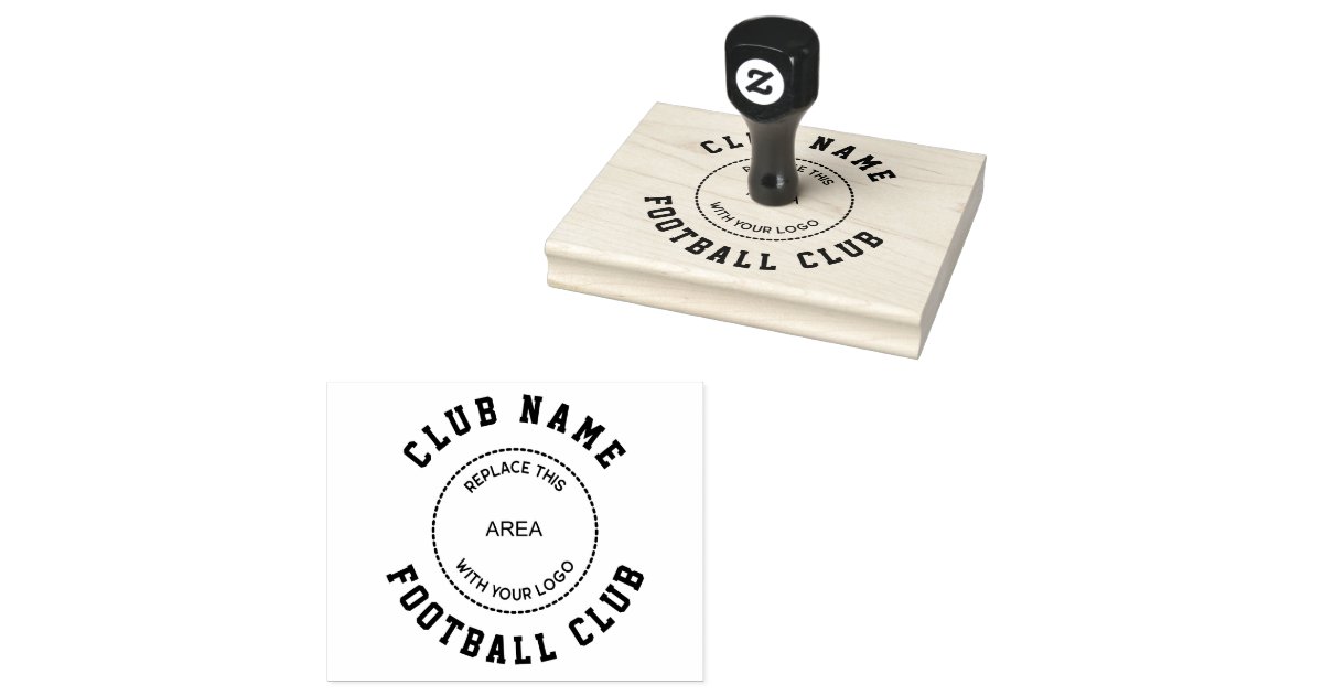 Soccer Ball Name Rubber Stamp - Simply Stamps