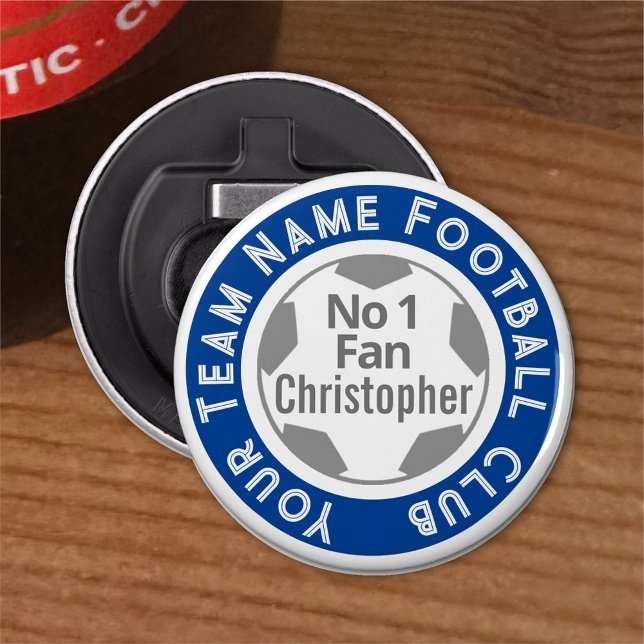Football Club Name on a Bottle Opener (Creator Uploaded)