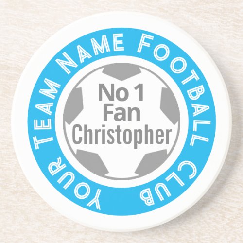 Football Club Name on a Coaster