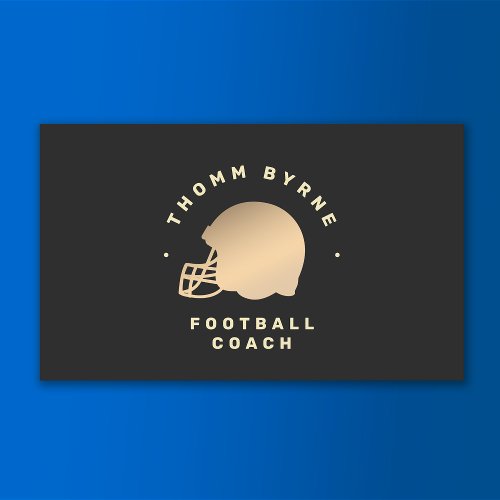 Football Coach Business Card