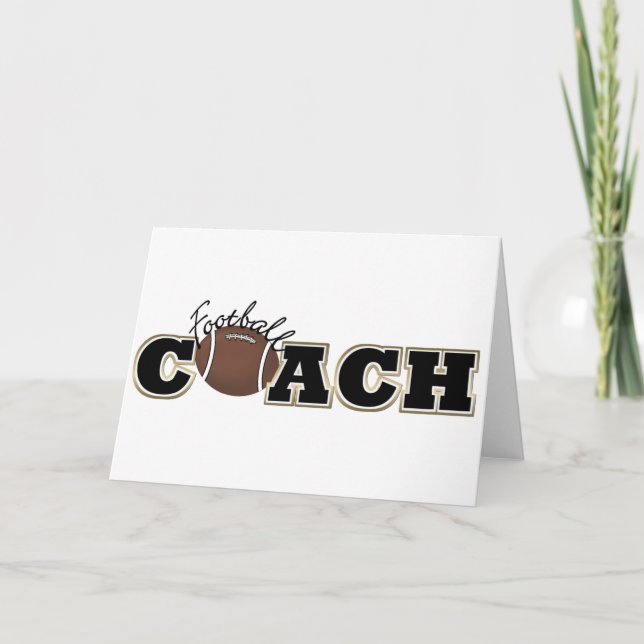 Football Coach Card (Front)