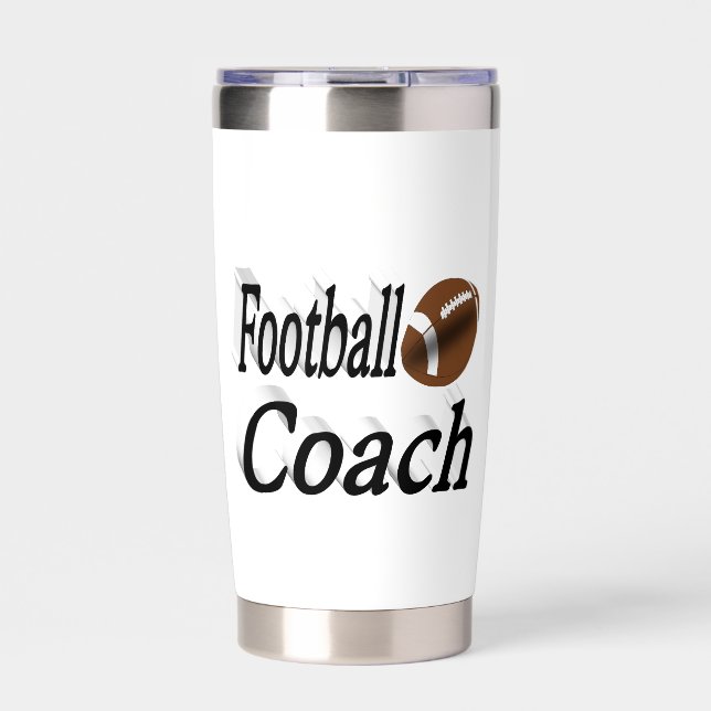 Football Coach Insulated Tumbler (Front)