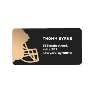 Football Coach Label