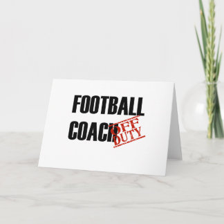 FOOTBALL COACH LIGHT CARD