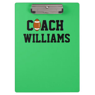 Football Coach Personalized Clipboard
