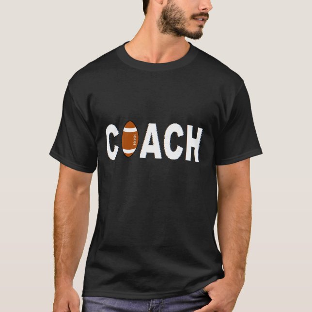 Football Coach Personalized T-Shirt (Front)