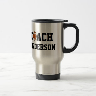 Football Coach Personalized Travel Mug
