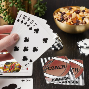 Football Coach Poker Cards