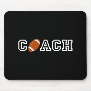 Football Coach T Appreciation Gift for Coaches Mouse Pad