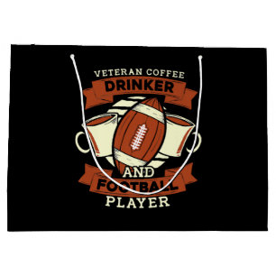 Football Coffee Large Gift Bag