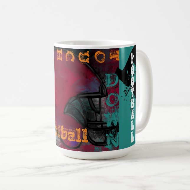 FOOTBALL COFFEE MUG (Front Right)