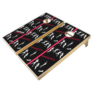 FOOTBALL   CORNHOLE SET