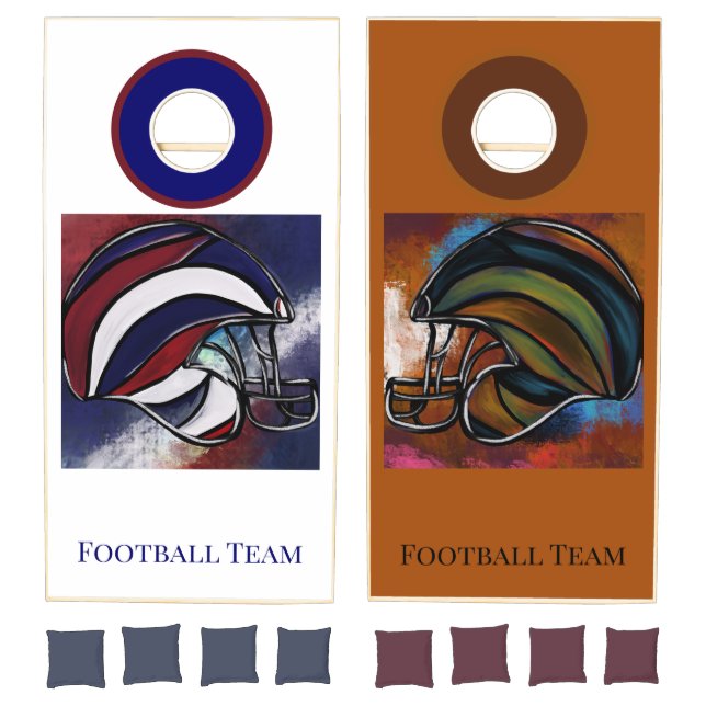 Football Cornhole Set (Set)
