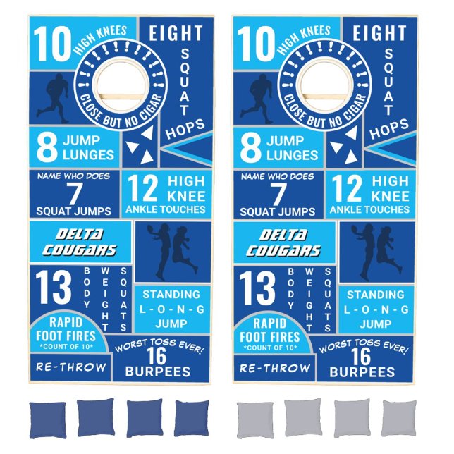 Football Cornhole Set (Creator Uploaded)