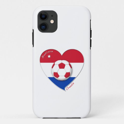 Football CROATIA Soccer Team Croatia 2014 iPhone 11 Case