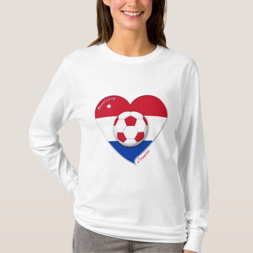 Football CROATIA Soccer Team Croatia 2014 T_Shirt