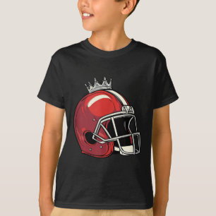 Football Crown King Costume For Boys And Girls Tan T-Shirt