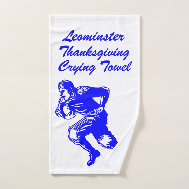 Football Crying Towel Your Blue Team (Hand Towel)