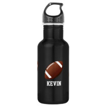 Football Custom Stainless Steel Water Bottle Football Custom Stainless Steel Water Bottle