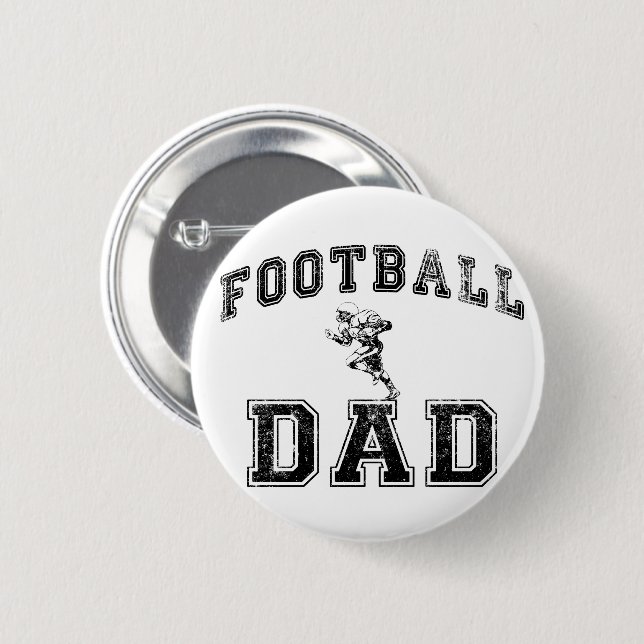 Football Dad Button (Front & Back)