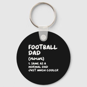 Football Dad Definition Funny Keychain