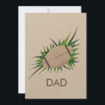 Football Dad Fathers Day Sports Card<br><div class="desc">Football Greeting Card</div>