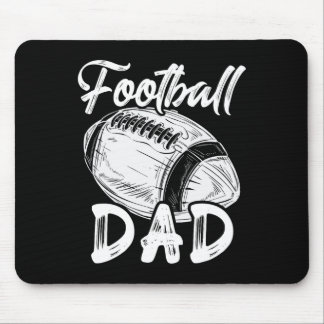 Football Dad For Him Men Family Matching Players F Mouse Pad