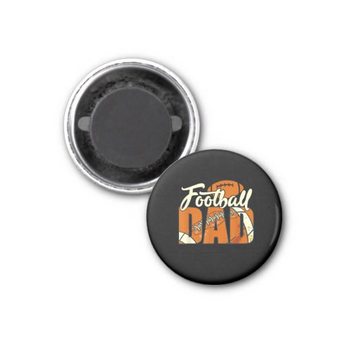 Football Dad Funny Dad Life Daddy Sports Fathers  Magnet
