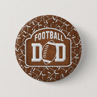 Football Dad Pinback Button