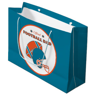 Football Dad Team Spirit Sports Champion Game Day Large Gift Bag