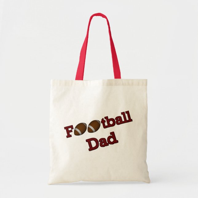Football Dad Tote Bag (Front)