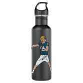 Back to Life Logo-Print Stainless Steel Water Bottle, 710ml