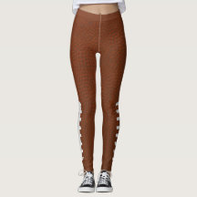 Football Design All-Over Print Leggings