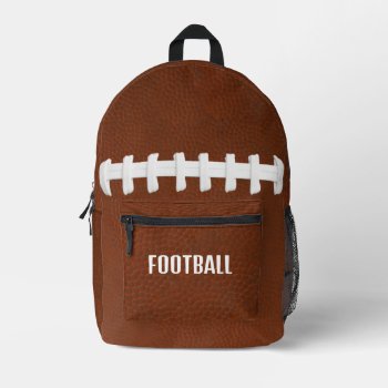 Football Design Back Pack by SjasisSportsSpace at Zazzle