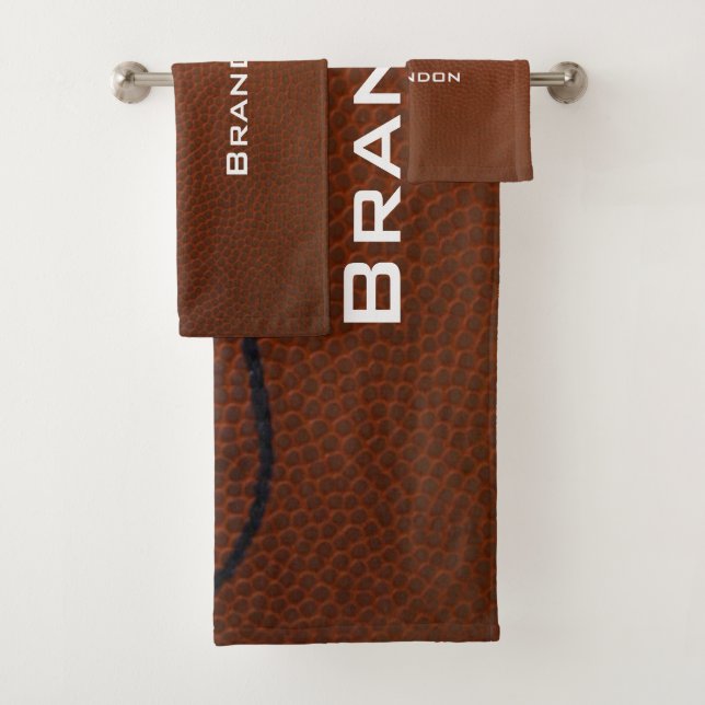 Football Design Bath Towel Set (Insitu)