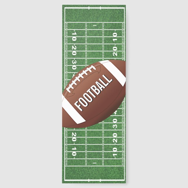 Football Design Bookmark (Front)