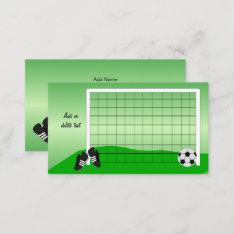 Football Design Business Card at Zazzle