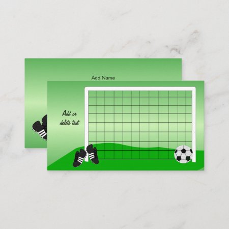 Football Design Business Card