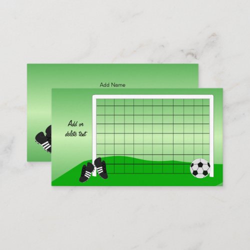 Football Design Business Card