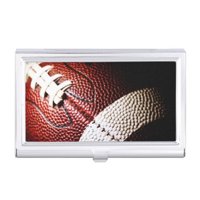 Football Design Business Card Holder (Front)