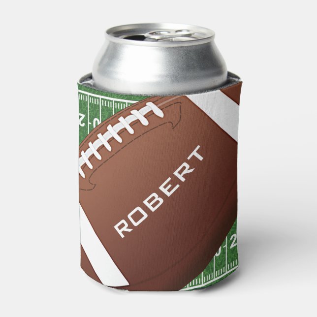 Football Design Can Cooler (Can Front)