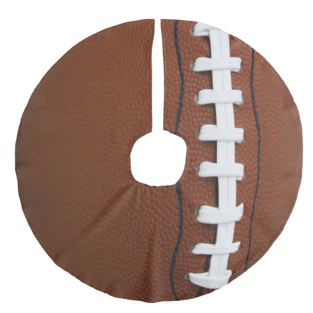 Football Design Christmas Tree Skirt (Front)