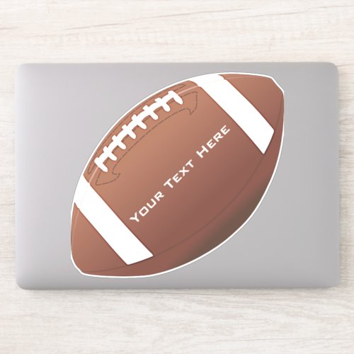 Football Design Contour Sticker