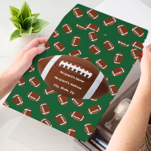 Football Design Envelope Mailer