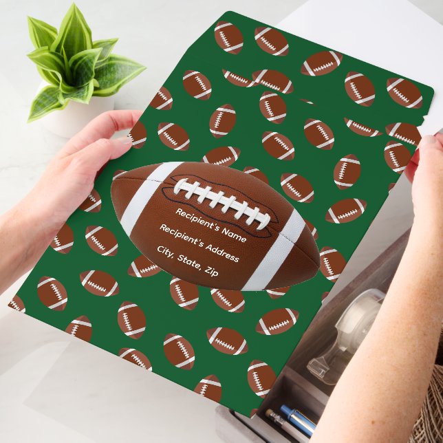 Football Design Envelope Mailer (Desk)