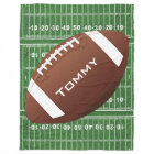 Football Design Fleece Blanket